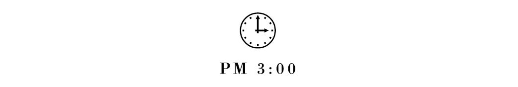 PM　3:00